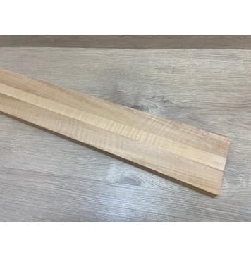 Ольха Волнистая заготовка грифа безголовой гитары Радиал АА Волна АА 29х(43-24-43)х610 мм - из 3х частей-4