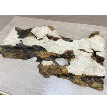 Клён Американский Каповый заготовка на топ под заливку Смешанный ААА 25х270-350х600 мм  (цельный)-1