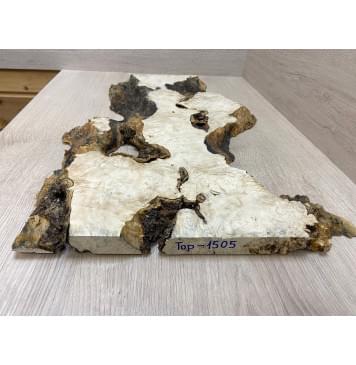 Клён Американский Каповый заготовка на топ под заливку Смешанный ААА 25х270-350х600 мм  (цельный)-2