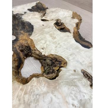 Клён Американский Каповый заготовка на топ под заливку Смешанный ААА 25х270-350х600 мм  (цельный)-3