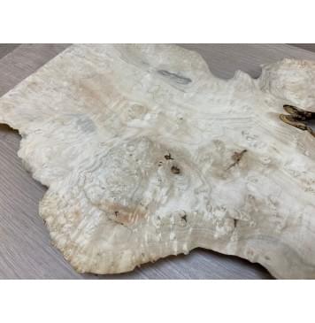 Клён Американский Каповый заготовка на топ под заливку Смешанный ААА 25х270-350х600 мм  (цельный)-7