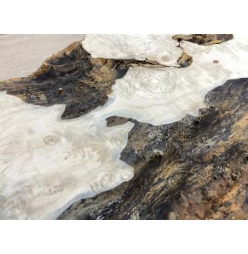 Клён Американский Каповый заготовка на топ под заливку Смешанный ААА 25х270-350х600 мм  (цельный)-12