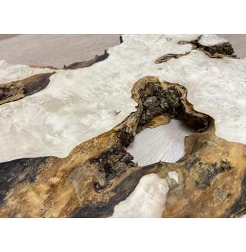 Клён Американский Каповый заготовка на топ под заливку Смешанный ААА 25х270-350х600 мм  (цельный)-13