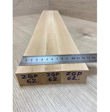 Ольха Волнистая заготовка грифа электрогитары Радиал АА Волна АА 30.5х(45-26-45)х680 мм - из 3х частей-6