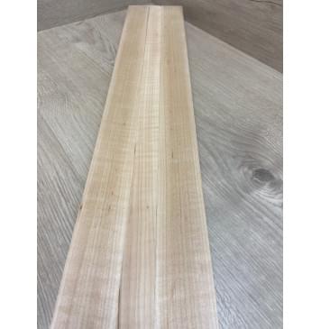 Ольха Волнистая заготовка грифа электрогитары Радиал АА Волна АА 30.5х(45-26-45)х680 мм - из 3х частей-7