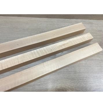 Ольха Волнистая заготовка грифа электрогитары Радиал АА Волна АА 34.5х(41.5-34.5-41.5)х670 мм - из 3х частей-1