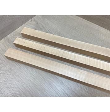 Ольха Волнистая заготовка грифа электрогитары Радиал АА Волна АА 34.5х(41.5-34.5-41.5)х670 мм - из 3х частей-2