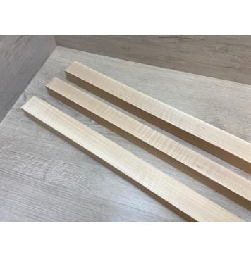 Ольха Волнистая заготовка грифа электрогитары Радиал АА Волна АА 34.5х(41.5-34.5-41.5)х670 мм - из 3х частей-4