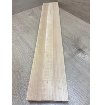 Ольха Волнистая заготовка грифа электрогитары Радиал АА Волна АА 34.5х(41.5-34.5-41.5)х670 мм - из 3х частей-7