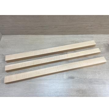 Ольха Волнистая заготовка грифа электрогитары Радиал АА Волна АА 35х(40-35-40)х670 мм - из 3х частей-0