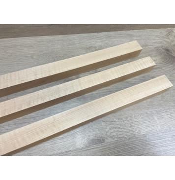 Ольха Волнистая заготовка грифа электрогитары Радиал АА Волна АА 35х(40-35-40)х670 мм - из 3х частей-1