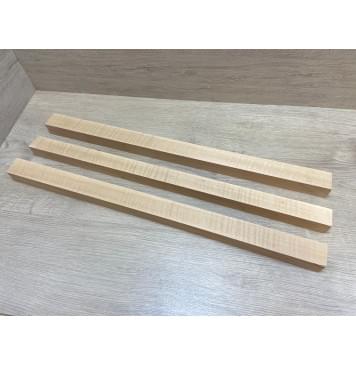 Ольха Волнистая заготовка грифа электрогитары Радиал АА Волна АА 35х(40-35-40)х670 мм - из 3х частей-3