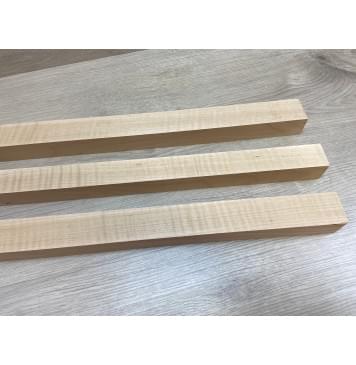 Ольха Волнистая заготовка грифа электрогитары Радиал АА Волна АА 35х(40-35-40)х670 мм - из 3х частей-4