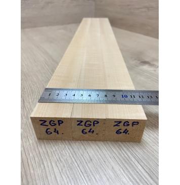 Ольха Волнистая заготовка грифа электрогитары Радиал АА Волна АА 35х(40-35-40)х670 мм - из 3х частей-6