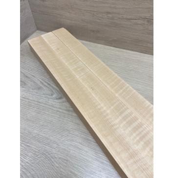 Ольха Волнистая заготовка грифа электрогитары Радиал АА Волна АА 35х(40-35-40)х670 мм - из 3х частей-10