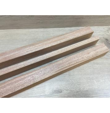 Махагон Кая заготовка грифа электрогитары Радиал АА 49х(47.5-21-47.5)х740 мм - из 3х частей-1