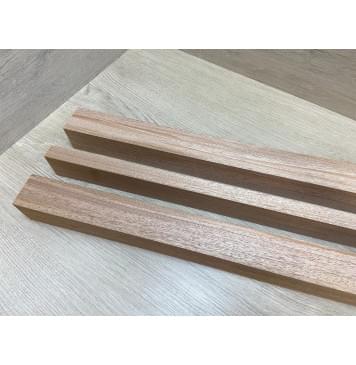 Махагон Кая заготовка грифа электрогитары Радиал АА 49х(47.5-21-47.5)х740 мм - из 3х частей-2