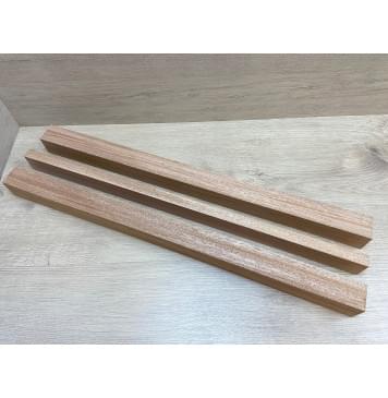 Махагон Кая заготовка грифа электрогитары Радиал АА 49х(47.5-21-47.5)х740 мм - из 3х частей-3