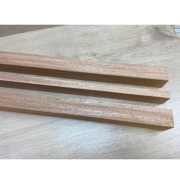 Махагон Кая заготовка грифа электрогитары Радиал АА 49х(47.5-21-47.5)х740 мм - из 3х частей-4