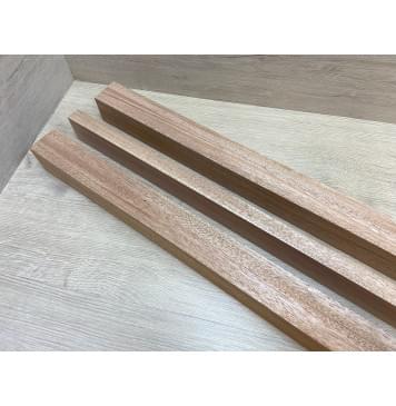 Махагон Кая заготовка грифа электрогитары Радиал АА 49х(47.5-21-47.5)х740 мм - из 3х частей-5