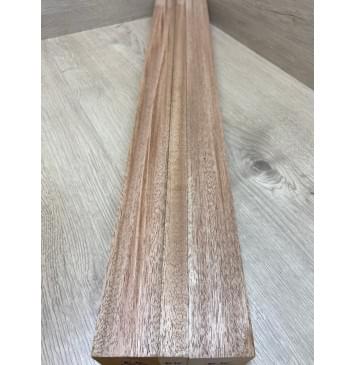 Махагон Кая заготовка грифа электрогитары Радиал АА 49х(47.5-21-47.5)х740 мм - из 3х частей-9