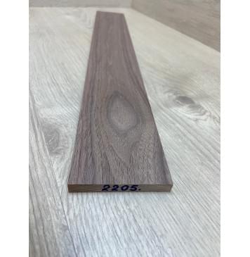 Орех Американский заготовка накладки для электрогитары Тангент ААА 9.5х78х560 мм-8