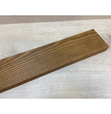 Ясень Печеный 180 гр Волнистый заготовка грифа для электрогитары Смешанный ААА Волна АА 26х94-98х740 мм-4