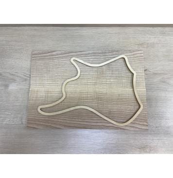 Ясень Белый Волнистый заготовка на топ для Тревел гитары Радиал АА Волна АА 6.8х146х420 мм - 2 шт. (книжкой)-7