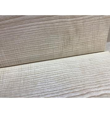 Ясень Белый Волнистый заготовка на топ для Тревел гитары Радиал АА Волна АА 6.8х146х420 мм - 2 шт. (книжкой)-2