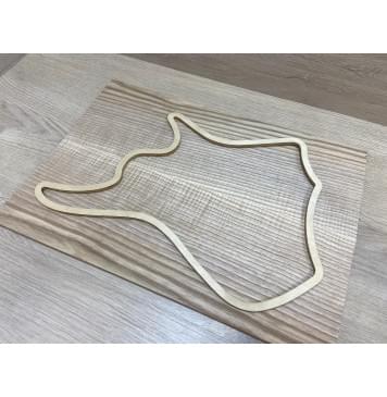 Ясень Белый Волнистый заготовка на топ для Тревел гитары Радиал АА Волна АА 7.5х149х420 мм - 2 шт. (книжкой)-5