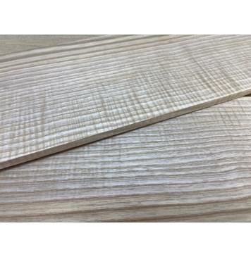 Ясень Белый Волнистый заготовка на топ для Тревел гитары Радиал АА Волна АА 7.5х149х420 мм - 2 шт. (книжкой)-1