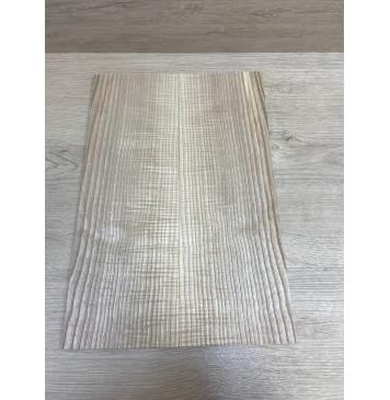 Ясень Белый Волнистый заготовка на топ для Тревел гитары Радиал АА Волна АА 7.5х145х425 мм - 2 шт. (книжкой)-0