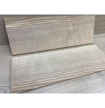 Ясень Белый Волнистый заготовка на топ для Тревел гитары Радиал АА Волна АА 7.5х145х425 мм - 2 шт. (книжкой)-3