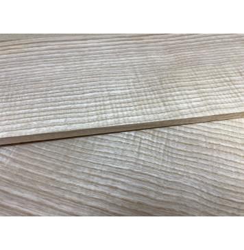 Ясень Белый Волнистый заготовка на топ для Тревел гитары Радиал АА Волна АА 7.5х145х425 мм - 2 шт. (книжкой)-1