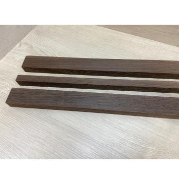 Венге заготовка грифа безголовой гитары Радиал АА 25х(45-20-45)х578 мм - из 3х частей-2