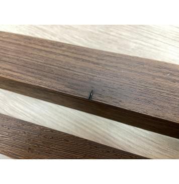 Венге заготовка грифа безголовой гитары Радиал АА 25х(45-20-45)х578 мм - из 3х частей-5