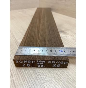 Венге заготовка грифа безголовой гитары Радиал АА 25х(45-20-45)х578 мм - из 3х частей-7