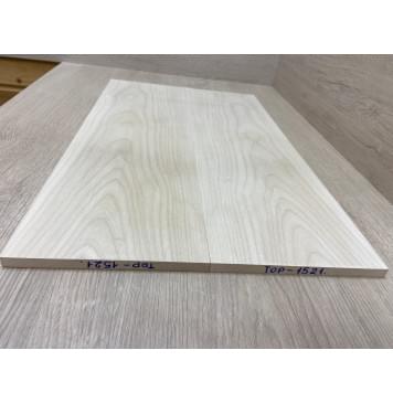 Клён Белый заготовка на топ Тангент АА 10.5х167х545 мм - 2 шт (книжкой)-5