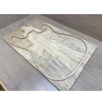 Клён Американский заготовка на топ Смешанный ААА 16.5х166-173х530 мм - 2 шт. (книжкой)-6