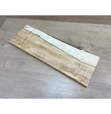 Клён Американский Волнистый заготовка на топ Смешанный А Волна АА 23х155-162х475 мм (1 шт под распил)-4