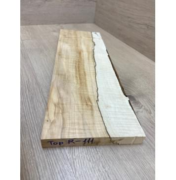 Клён Американский Волнистый заготовка на топ Смешанный А Волна АА 23х155-162х475 мм (1 шт под распил)-17