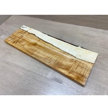 Клён Американский Волнистый заготовка на топ Смешанный А Волна АА 23х155-162х475 мм (1 шт под распил)-13