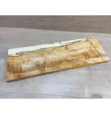 Клён Американский Волнистый заготовка на топ Смешанный А Волна АА 23х155-162х475 мм (1 шт под распил)-10