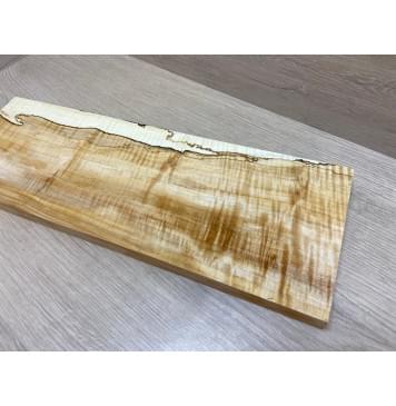 Клён Американский Волнистый заготовка на топ Смешанный А Волна АА 23х155-162х475 мм (1 шт под распил)-9