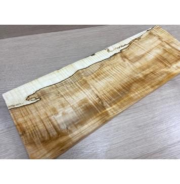 Клён Американский Волнистый заготовка на топ Смешанный А Волна АА 23х155-162х475 мм (1 шт под распил)-8