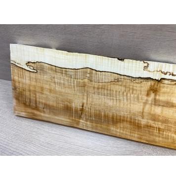 Клён Американский Волнистый заготовка на топ Смешанный А Волна АА 23х155-162х475 мм (1 шт под распил)-0