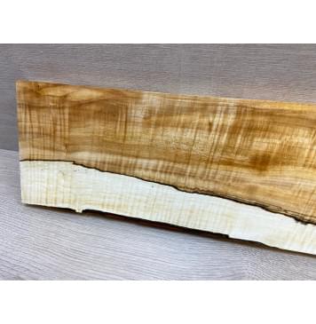 Клён Американский Волнистый заготовка на топ Смешанный А Волна АА 23х155-162х475 мм (1 шт под распил)-2