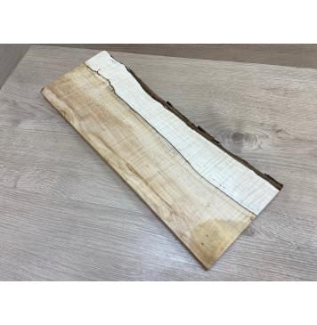 Клён Американский Волнистый заготовка на топ Смешанный А Волна АА 24х155-175х475 мм (1 шт под распил)-4