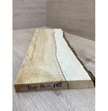 Клён Американский Волнистый заготовка на топ Смешанный А Волна АА 24х155-175х475 мм (1 шт под распил)-17