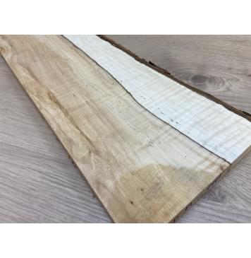 Клён Американский Волнистый заготовка на топ Смешанный А Волна АА 24х155-175х475 мм (1 шт под распил)-16